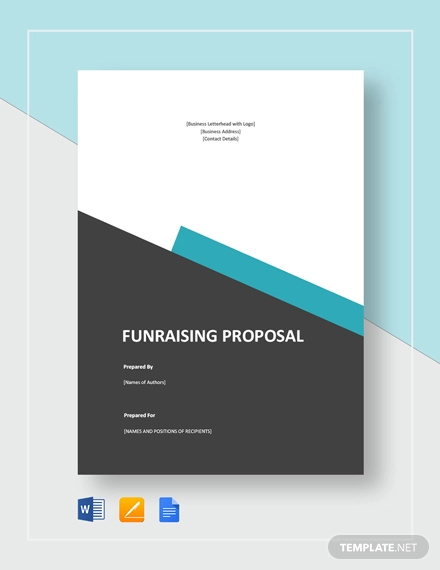 Fundraising Proposal 9  Examples Word Pages Google Docs How To
