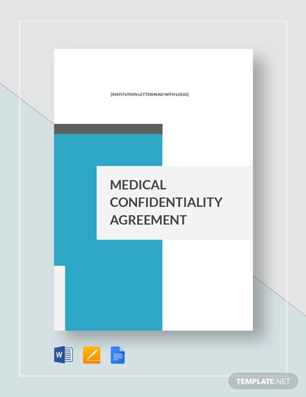 medical confidentiality agreement template