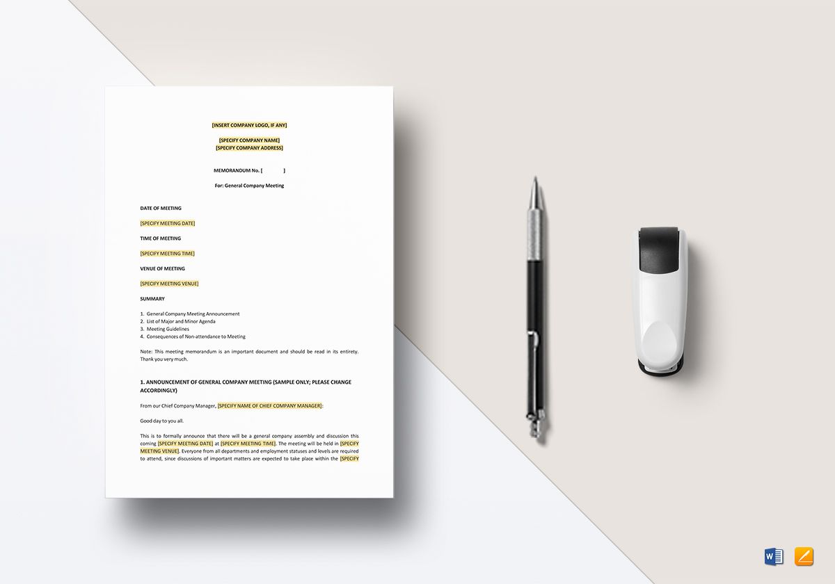 Examples in \u0026 Apple 23+ Memo Examples Pages | Templates