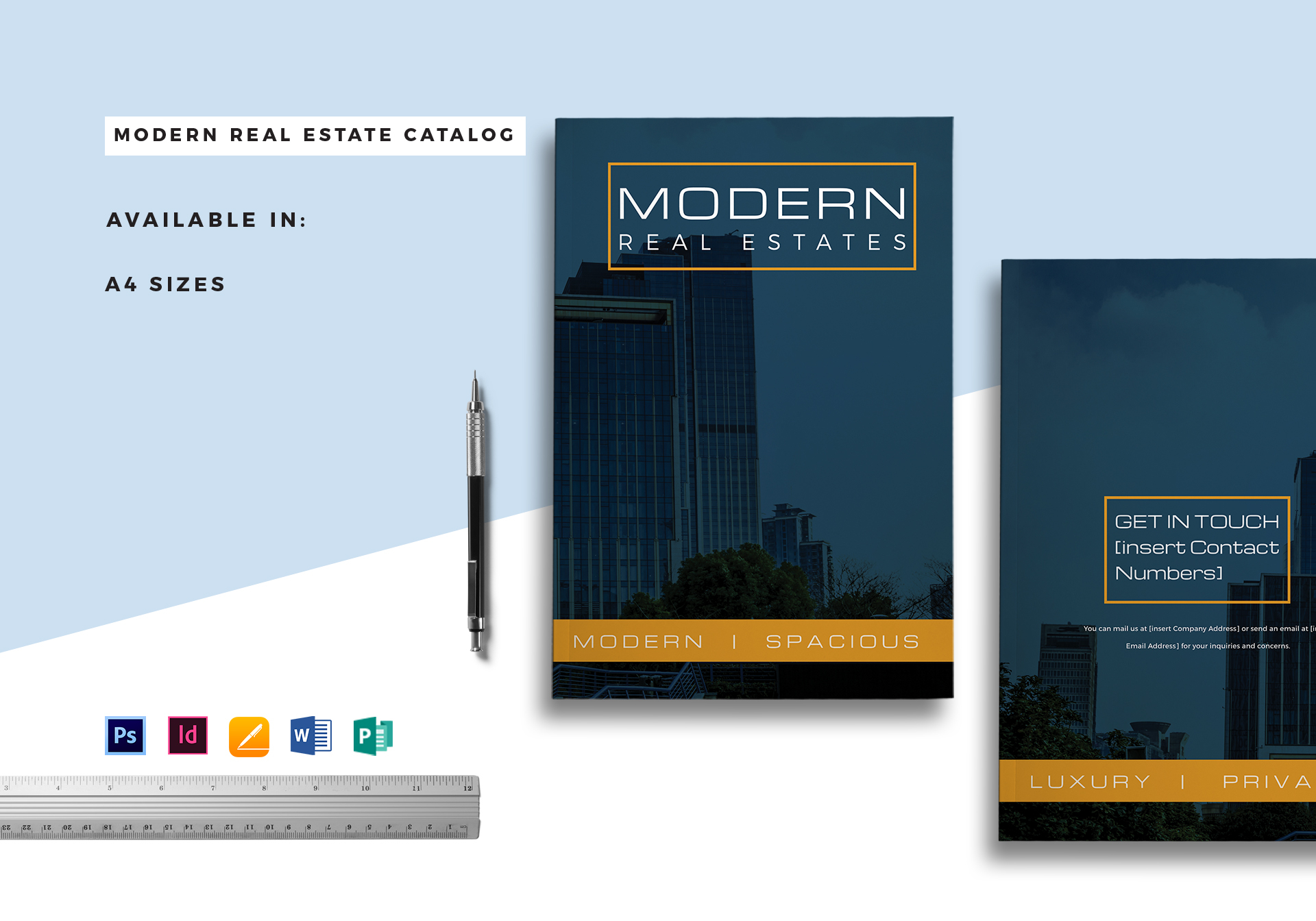 modern real estate catalog