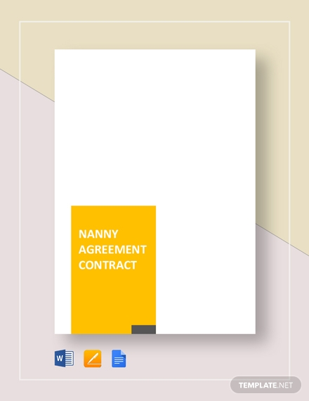 nanny agreement contract