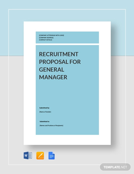 recruitment proposal template