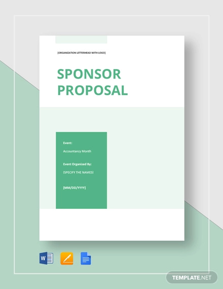 Sponsor Proposal Template