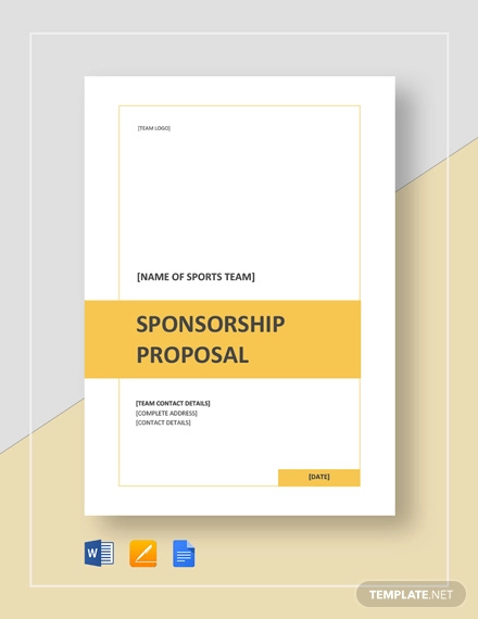 Sponsorship Proposal Examples
