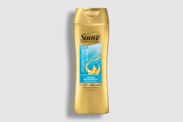suave shampoo label