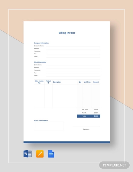 billing invoice template1