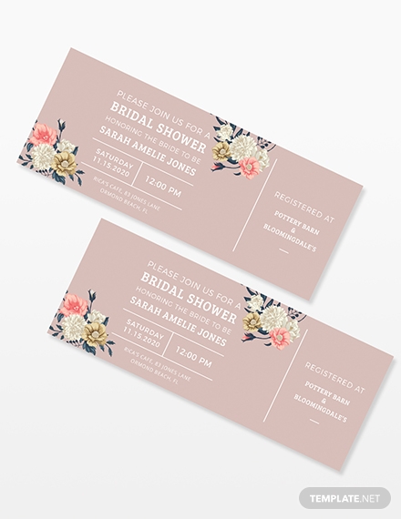 21+ Best Ticket Invitation Examples & Templates (Download Now) | Examples