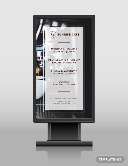 business hours digital signage1