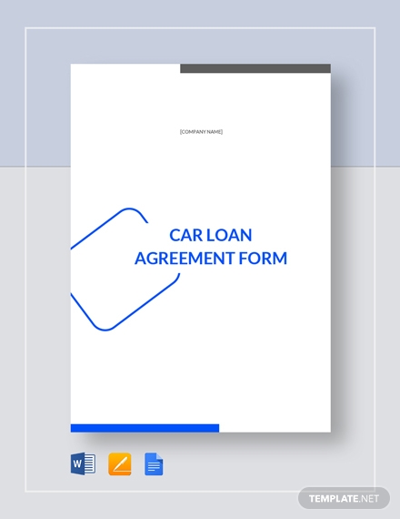 Car Loan Agreement Form 31