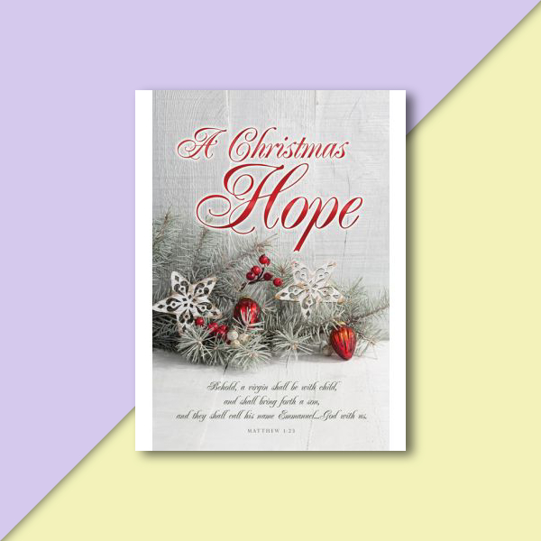 christmas hope greeting card