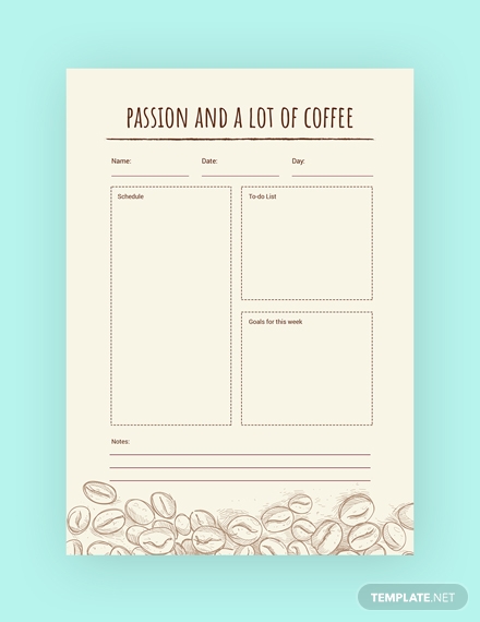 coffee journal notebook m1x 3