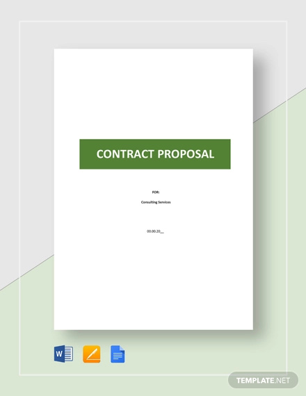 contract proposal template