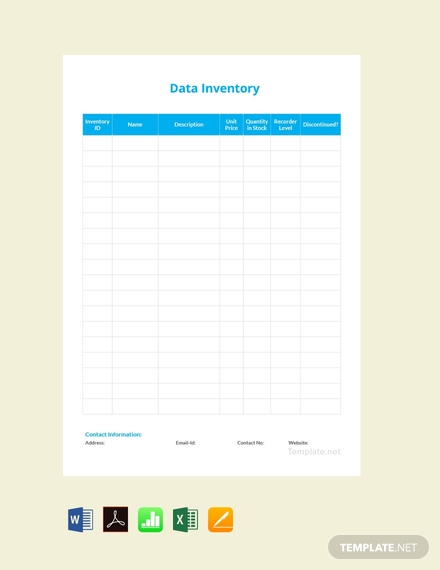 data inventory