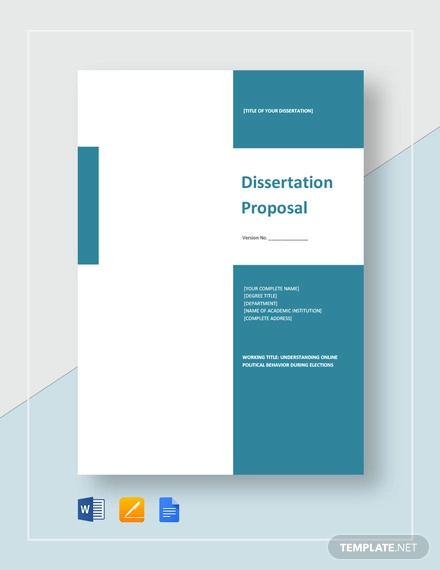 Dissertation proposal service business