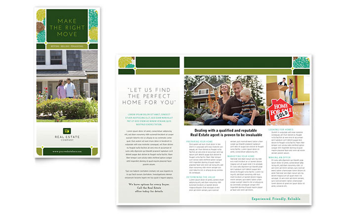 Editable Real Estate Brochure Template