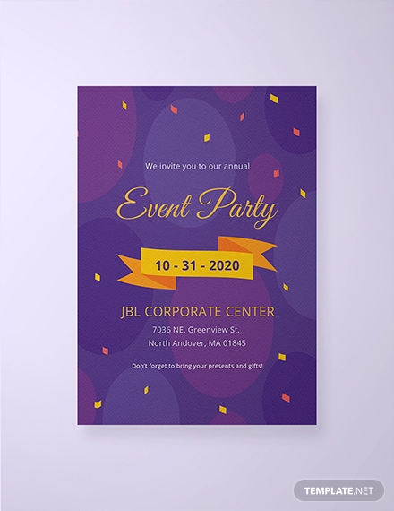 event greeting card