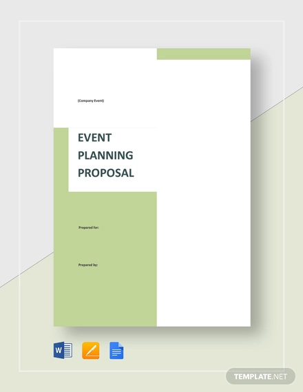 Event Planning Proposal Template