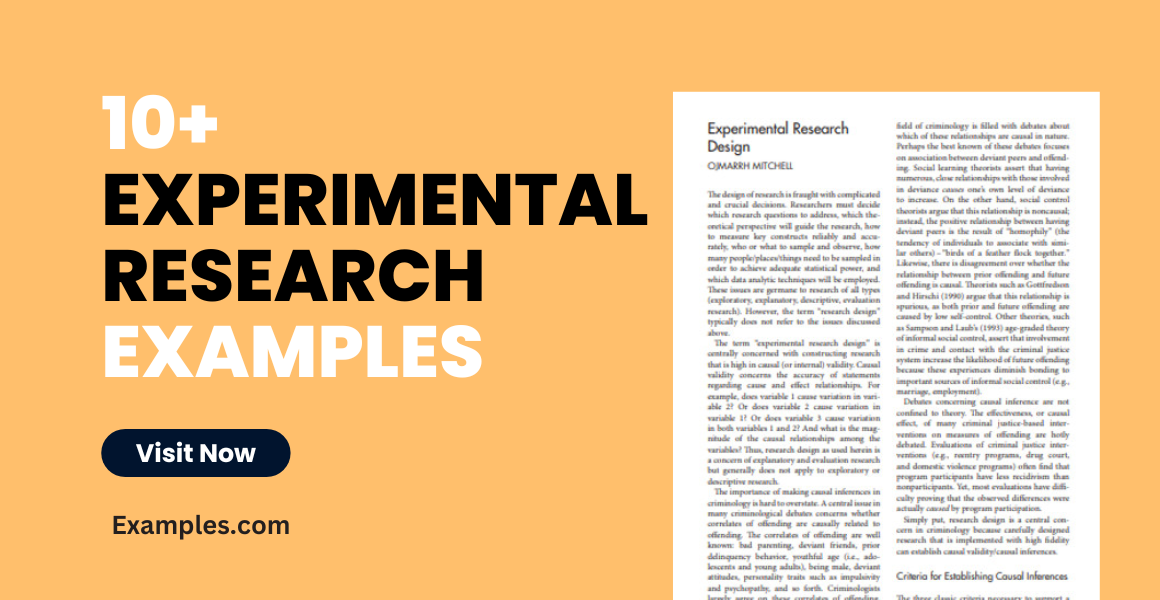 Experimental Research Examples