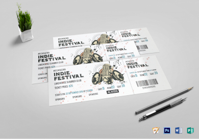 festival concert ticket