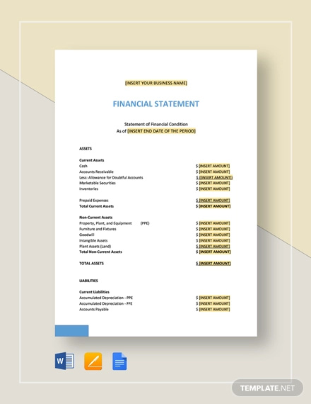 Financial Statement 35  Examples Format How To Make PDF