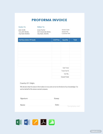 Get Cool Invoice Templates Mac Pictures