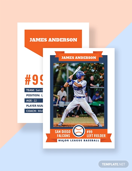 free trading card template