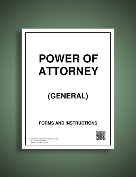 general power of attorney forms and instructions