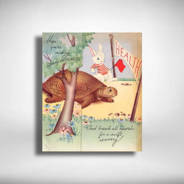 get well soon greeting card