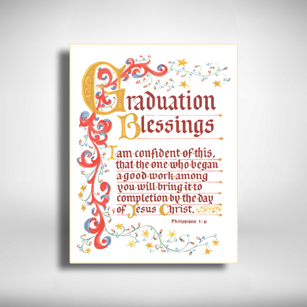 graduation blessings greeting card