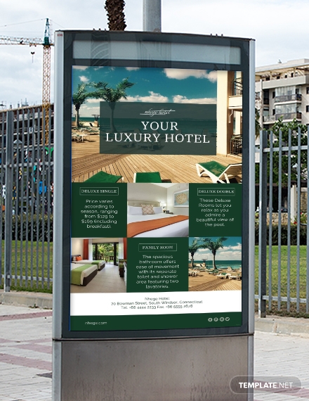 hotel amenities digital signage