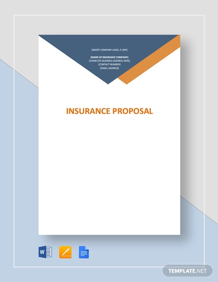 business proposal for insurance agency