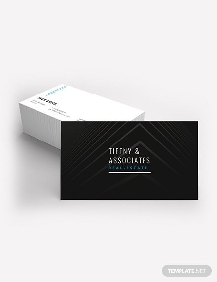 luxury real estate business card