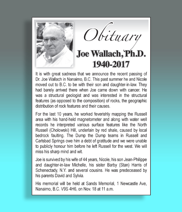 Obituary Examples