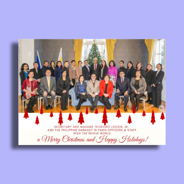 philippine embassy in paris christmas greeting card