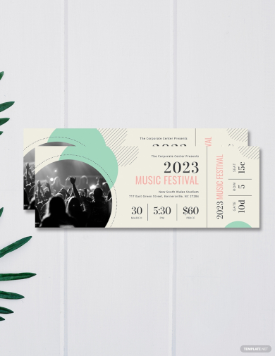 printable concert ticket