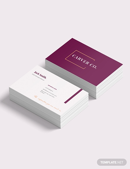 property management business card