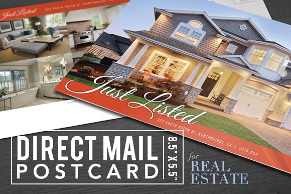real estate postcard with options