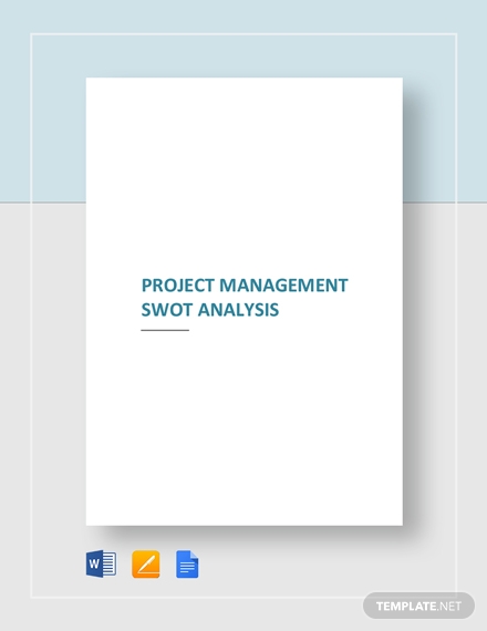 real estate project management swot analysis template