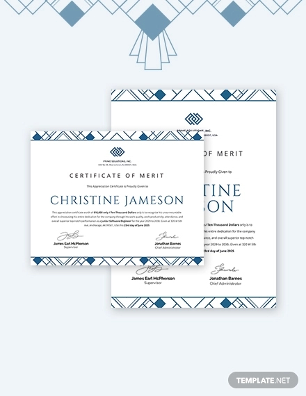 simple appreciation certificate template for employee