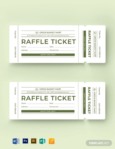 one raffle ticket