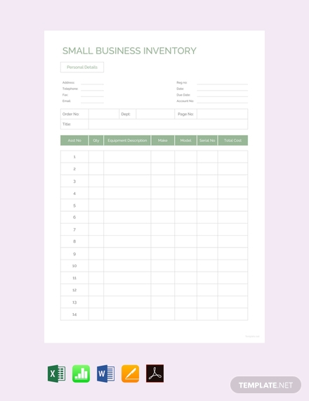 small business inventory