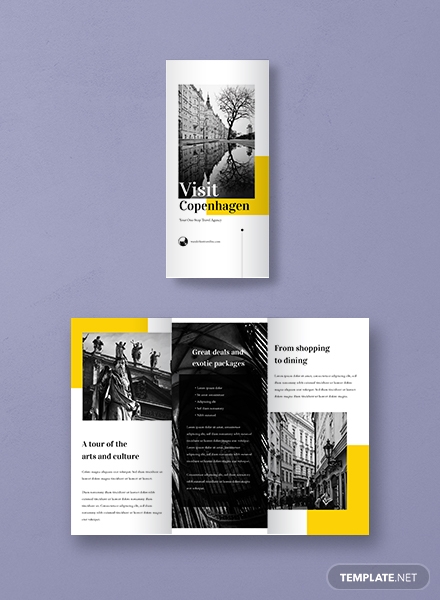 travel guide brochure template