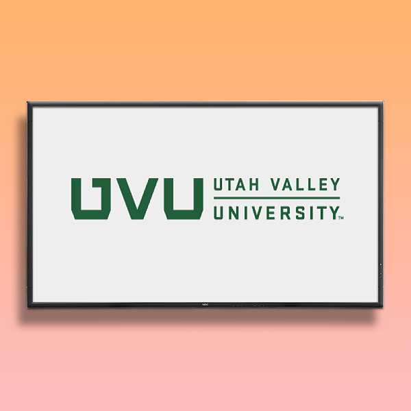 utah valley universtiy digital signage