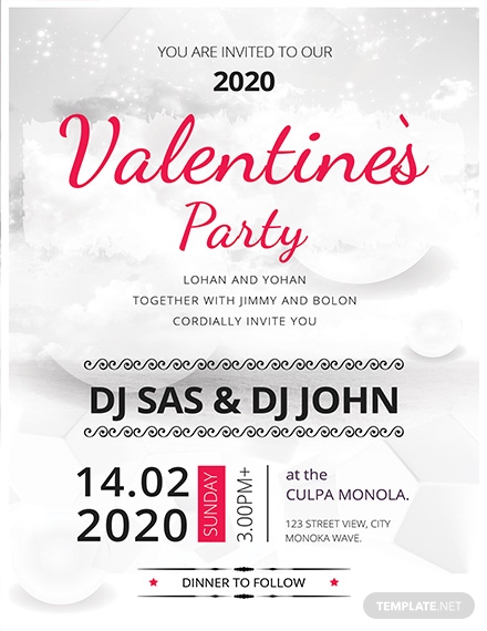 valentines party invitation