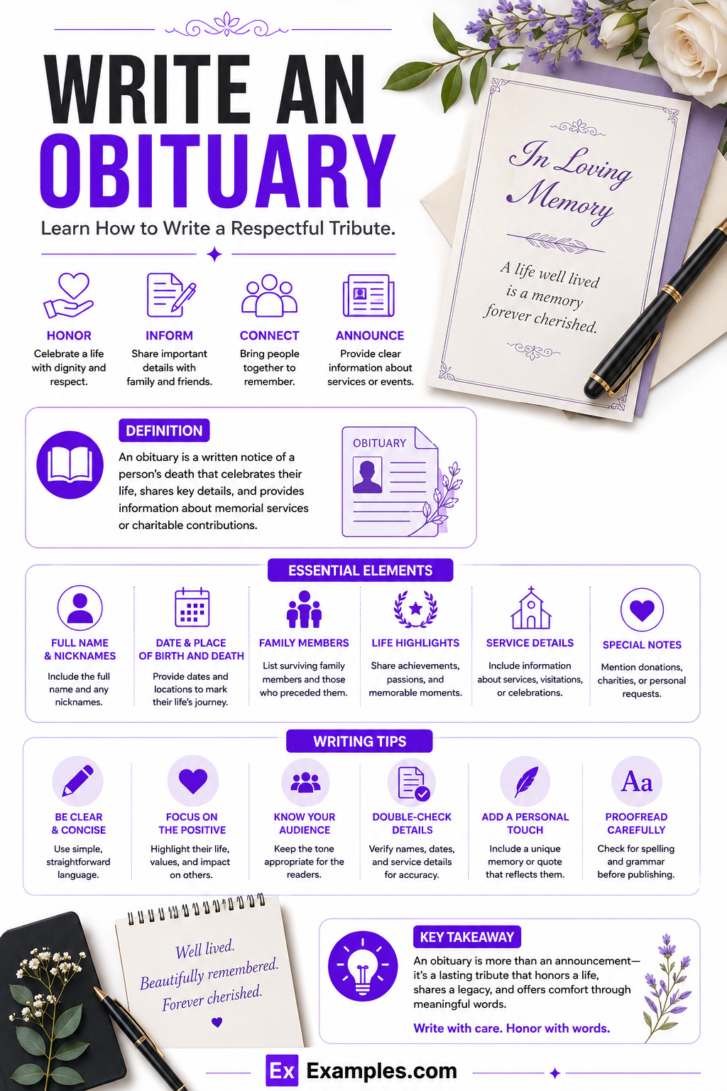 How to Write an Obituary? – Examples to Download