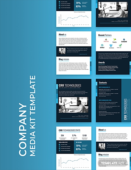 Media Kit In Publisher 15 Examples Format Illustrator Photoshop   Company Media Kit 