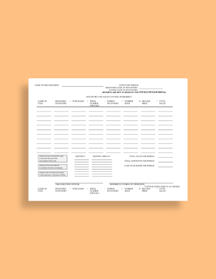 15+ Best Inventory Examples & Templates in Word (Download Now) | Examples