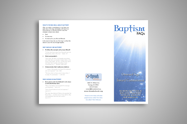 baptism faqs brochure