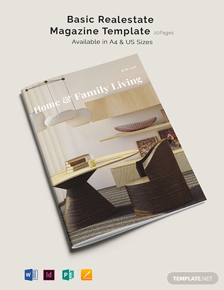 Basic Real Estate Magazine Template