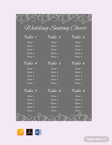chalkboard wedding seating chart